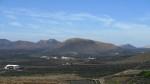 Ла Херия на фоне Огненных гор. Вид с мирадора Asconado