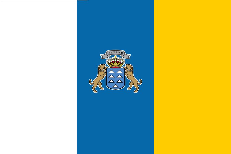 Флаг Канарских островов.