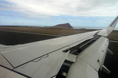 Касание земли в аэропорту Tenerife South (TFS).